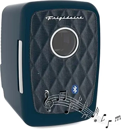 Frigidaire 4L Portable Mini Fridge with Bluetooth Speaker - Eco-Friendly Cooler