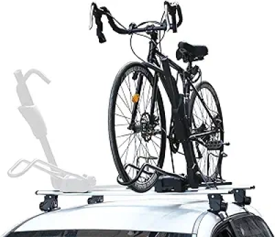 SYDSZ Upright Roof Bike Rack - Universal Car Roof Mount for 1 Bike