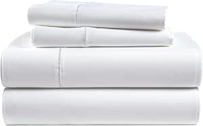 100% Egyptian Cotton Queen Sheet Set - Cooling, Soft & Hotel Luxury Sateen Weave
