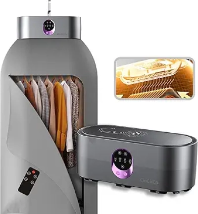 Portable Clothes Dryer with Remote Control - 9-12 Items Capacity