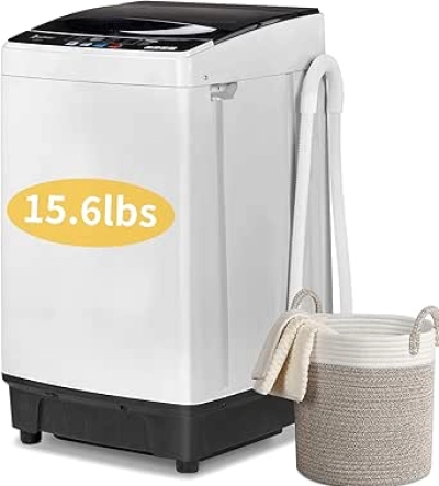 Winado 15.6LBS Portable Washing Machine - Fully Automatic Compact Washer & Spin Dryer