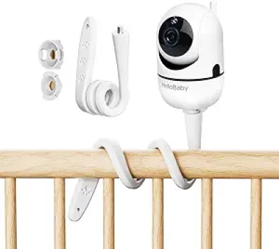 Universal Baby Monitor Mount - Compatible with HelloBaby & ANMEATE | Flexible 360° Gooseneck Clip