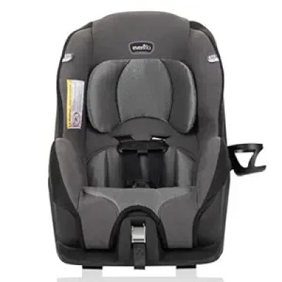 Evenflo Tribute LX Convertible Car Seat Saturn Gray - Safe, Lightweight & Affordable