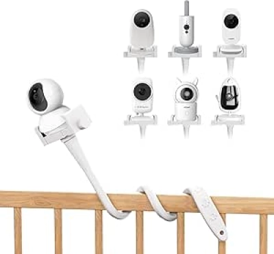 Universal Baby Monitor Bracket - Flexible Mount for GHB, HelloBaby, VTech & More