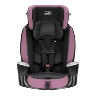 Evenflo Maestro Sport Booster Car Seat Whitney Purple | 2-in-1 Safety Seat