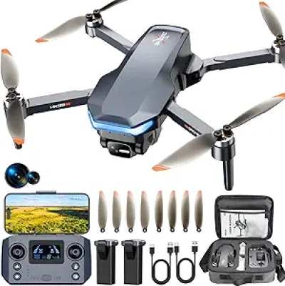 GPS Drone with 4K Camera & 48 Min Flight Time - Foldable RC Quadcopter for Adults