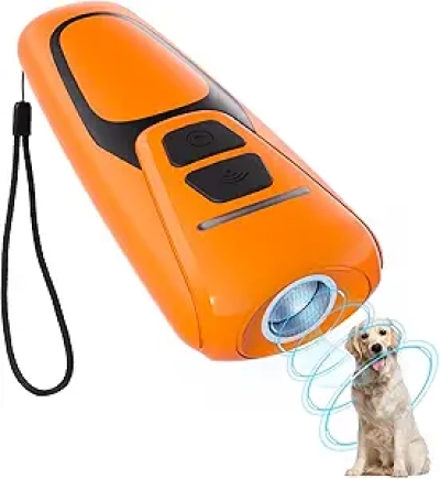 Ultrasonic Dog Bark Deterrent Device - 50FT Range, Rechargeable Anti Barking Control