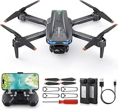 T29 Foldable Drone with 1080P Camera - Kids & Beginners Quadcopter with 2 Batteries
