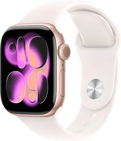 Apple Watch Series 11 42mm GPS - Rose Gold Aluminum with Health Monitoring & Sleep Tracking