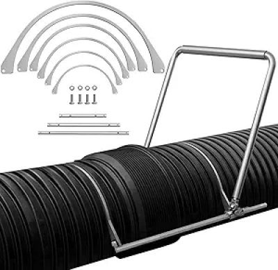 200-600mm HDPE Corrugated Pipe Tensioner Tool | Heavy Duty Universal Pipe Clamp for Drainage & Sewer