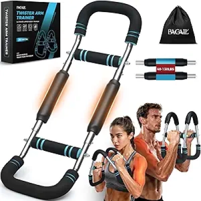 BAGAIL Twister Arm Trainer - 5 Levels (30-140 lbs) Chest & Arm Workout Equipment