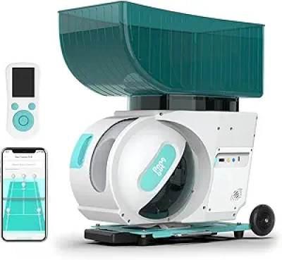 PONGBOT PACE S Tennis Ball Machine - App Control, 80mph, 150 Balls
