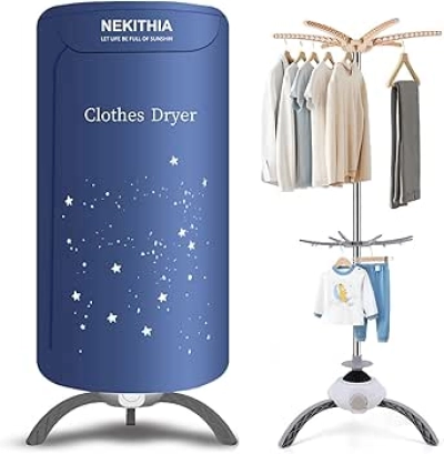 900W Portable Clothes Dryer - Fast Drying, Foldable & Quiet for Apartments, RVs & Travel