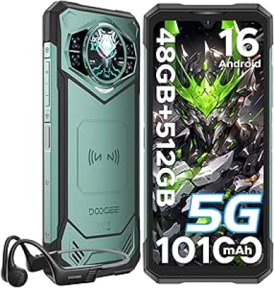 DOOGEE S200 X 5G Rugged Phone - 48GB RAM, 512GB Storage, Android 16, 100MP Camera