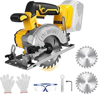 5 Inch Cordless Circular Saw for DeWalt 20V Max - Brushless 6200 RPM