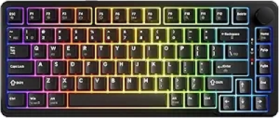 TECWARE Ghost 75% RGB Mechanical Keyboard | Tri-Mode Wireless & Wired Gaming Keyboard