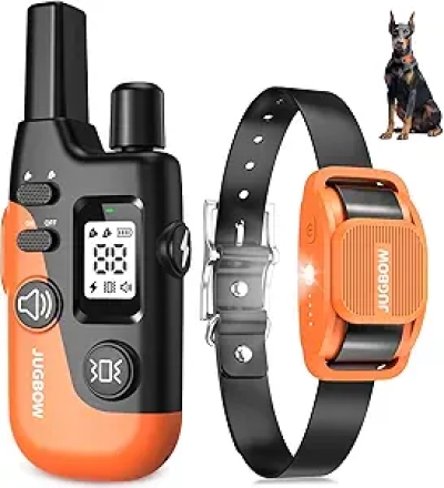 Jugbow 4200FT Dog Shock Collar with Remote - IPX8 Waterproof E-Collar for Medium Large Dogs