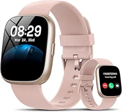 Smart Watch with Alexa, 1.83" HD Touchscreen & Heart Rate Monitor - IP68 Waterproof