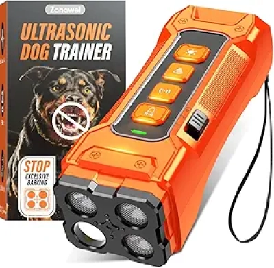 Ultrasonic Dog Bark Deterrent Device | 50ft Range Anti-Barking Control Tool