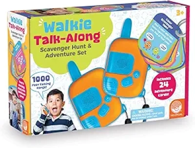 Kids Walkie Talkies & Scavenger Hunt Set - 1000ft Range Adventure Game