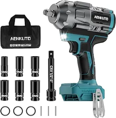Cordless Impact Wrench for Makita 18V - 1500Nm Brushless Power Tool (No Battery)
