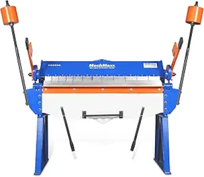 48" Manual Pan and Box Brake - Heavy Duty Steel, 135° Bending Capacity