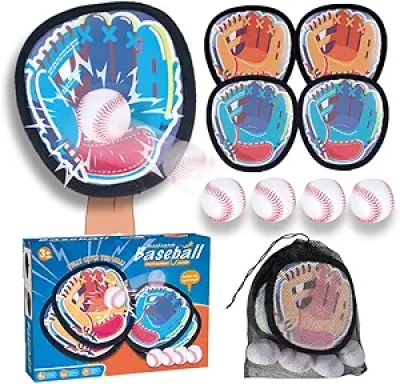 Toss and Catch Ball Game Set for Kids - Family Outdoor Sports Toys