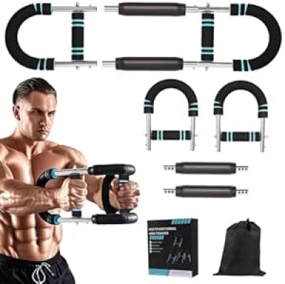 Twister Arm Trainer - Adjustable Resistance Bar for Full Body Strength Training