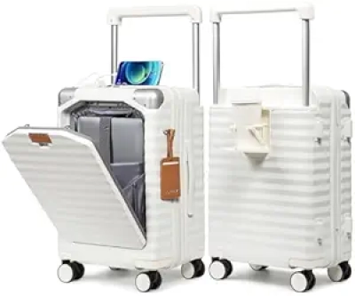 20 Inch Carry On Luggage with USB Port & TSA Lock - Airline Approved Hardshell Suitcase