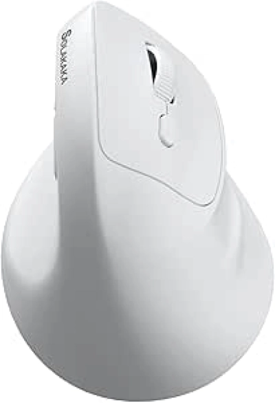 SOLAKAKA SM520 Ergonomic Vertical Mouse - 24000 DPI, Tri-Mode Wireless (BT5.0/2.4GHz/USB-C)