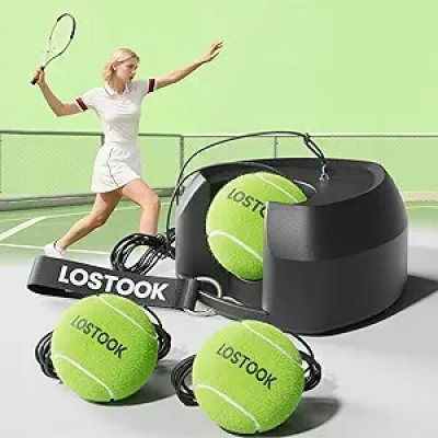 No-Fill Tennis Trainer for Solo Practice | Backyard Training Equipment for Kids & Adults