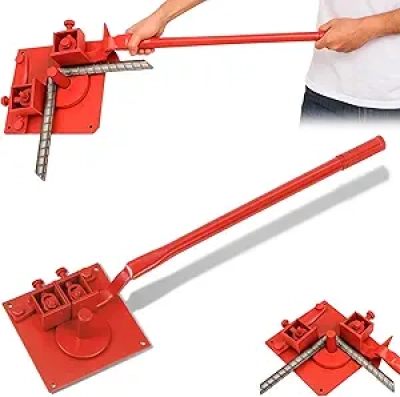 Manual Rebar Bender 0.04-0.79 Inch - Professional Steel Bar Bending Tool