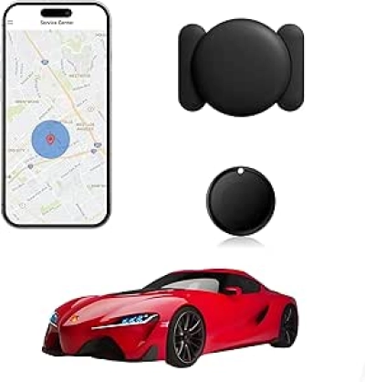 Mini Magnetic GPS Tracker for Vehicles - IP67 Waterproof Real-Time Tracking, No Monthly Fees