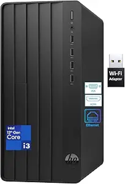 HP 290 G9 Tower Desktop - Intel Core i3-13100, 16GB RAM, 256GB SSD, Windows 11
