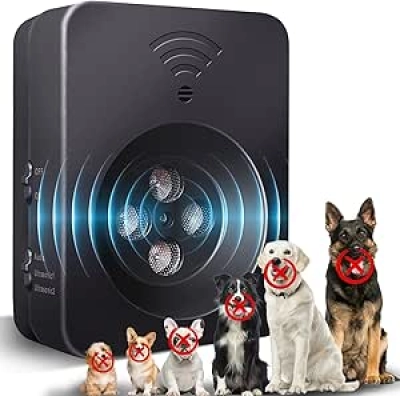 Dog Barking Control Device - 50Ft Range, 3 Modes, Rechargeable Anti-Bark Deterrent