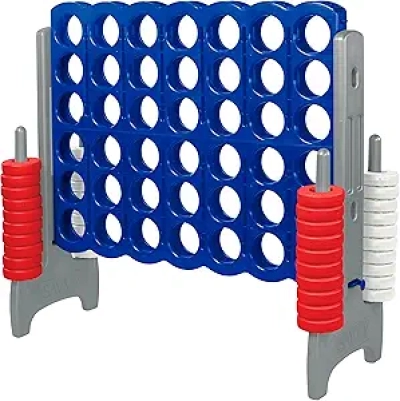 Giant 4-in-A-Row Outdoor Game | Oversized Yard Game for Families