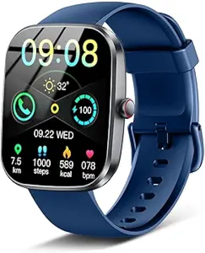 Smart Watch for Men Women - 1.91" HD Fitness Tracker, 110+ Sports Modes, Heart Rate Monitor, IP68 Waterproof