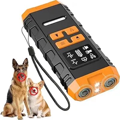 2025 Ultrasonic Anti Barking Device for Dogs - 4 Modes, LED Light & LCD Screen