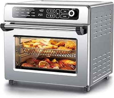 25QT Air Fryer Toaster Oven Combo - 12-in-1 Large Convection Oven