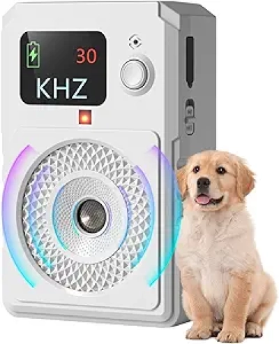 Ultrasonic Dog Bark Deterrent Device - Automatic Anti Barking Control for Indoor & Outdoor