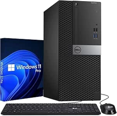Dell Tower Desktop PC Intel Core i7-7700 | 8GB RAM 256GB SSD | Windows 11 Pro