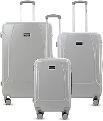 Isaac Mizrahi Luna 3-Piece Hardshell Luggage Set with Spinner Wheels