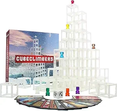 DesignNest CubeClimbers - Magnetic 3D Strategy Board Game for Adults & Kids
