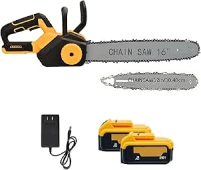 Electric Chainsaw for Home Decoration - 2 Batteries Included
