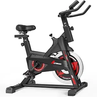 Compact Exercise Bike for Home Cardio | 300 lbs Capacity Stationary Bike