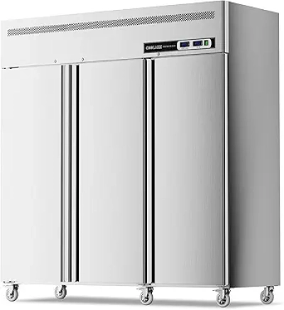 72" Commercial Freezer Refrigerator Combo - 54 Cu.ft Upright Reach-In Unit