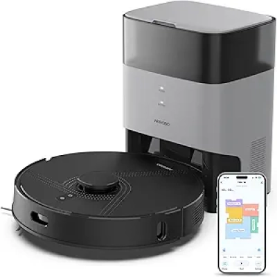 AIRROBO L40+ Robot Vacuum and Mop Combo - 60-Day Self-Empty, 180 Min Runtime