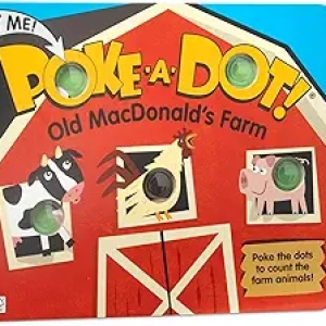 Melissa & Doug Poke-a-Dot Old MacDonald's Farm - Interactive Pop Buttons Book for Toddlers