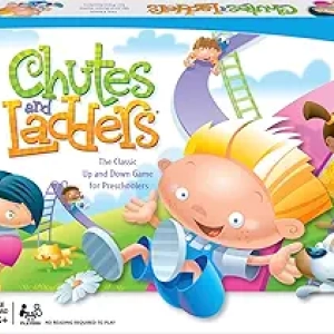 Chutes and Ladders Board Game for Kids Ages 3+ | Classic Hasbro Game for 2-4 Players