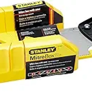 STANLEY Hand Saw with Mitre Box 12-Inch | Professional Cutting Tool